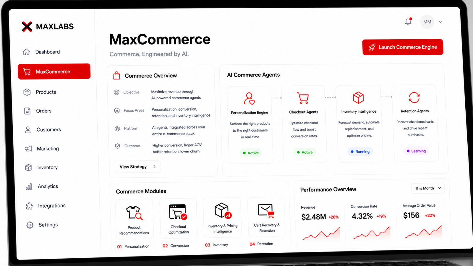 AI-Engineered Commerce at Scale — Maxlab